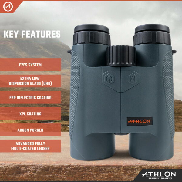 Athlon Optics Cronus G2 10x50 UHD Laser Rangefinder Binocular - Image 3