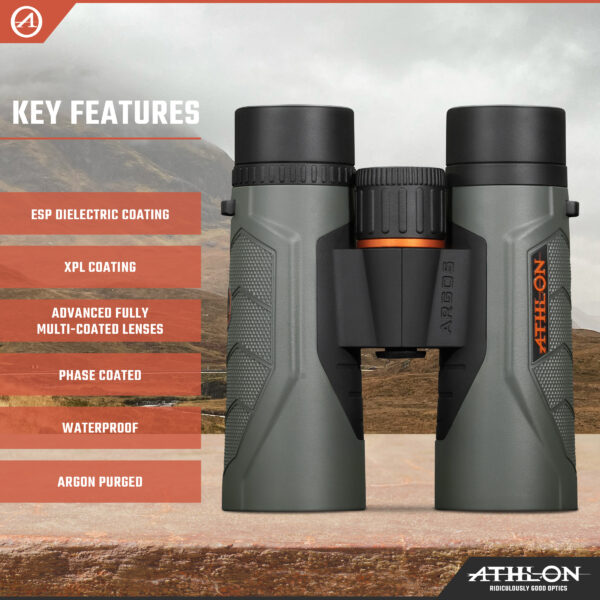 Athlon Optics Argos G2 8x42 HD Binoculars - Image 3
