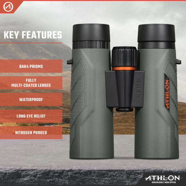 Athlon Optics Neos G2 8x42 HD Binoculars - Image 3