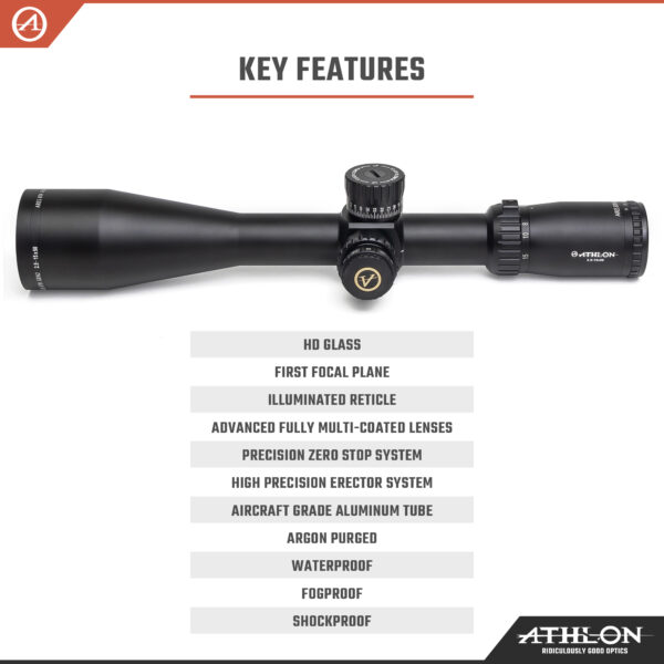 Athlon Optics Ares BTR GEN2 2.5-15x50 Direct Dial, Side Focus, 30mm, FFP, APLR4 IR - MOA - Image 2