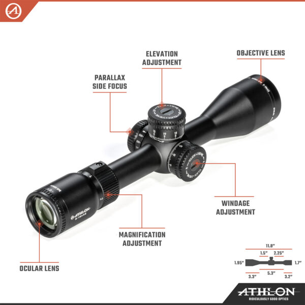 Athlon Optics Heras SPR 2-12x42 AAGR1 SFP MIL Reticle - Image 3