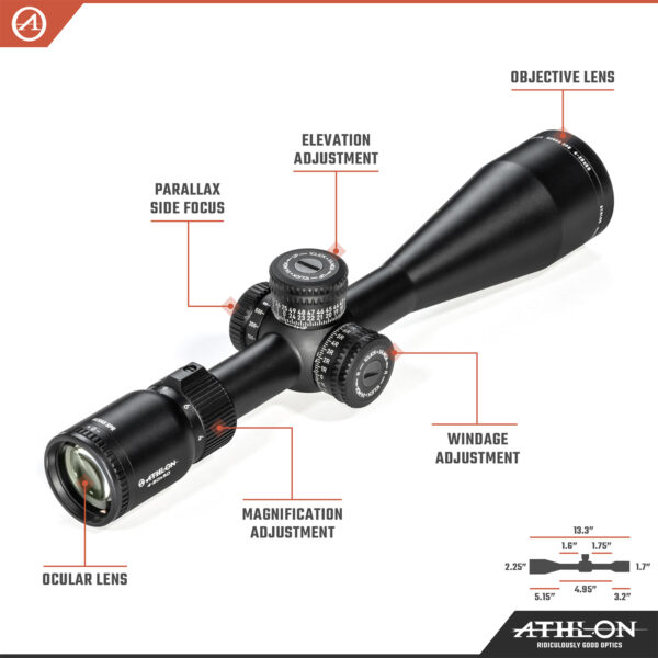 Athlon Optics Heras SPR 4-20x50 AAGR2 SFP MOA Reticle - Image 3