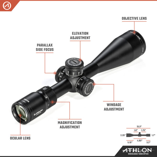Athlon Optics Heras SPR 4-20x50 AAGR2 SFP MIL Reticle - Image 3