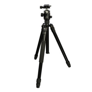 Athlon Optics Midas AL28 - Aluminum Tripod (28mm tube) , Ball Head (36mm) , Soft sided carrying case , Accessories