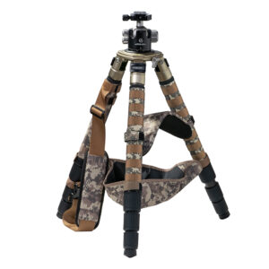 Athlon Optics Midas CF29 - Carbon Fiber Tripod (29mm tube) , Ball Head (44mm) , Soft sided carrying case , Accessories