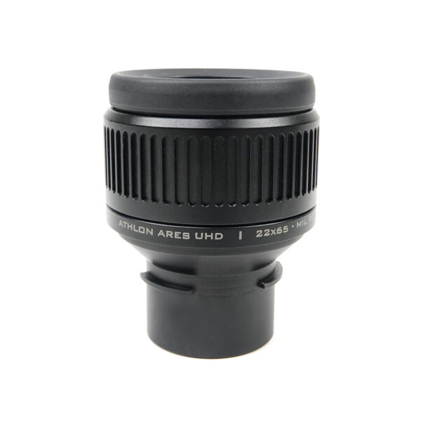 Athlon Optics Ares G2 22x eye piece with mil reticle